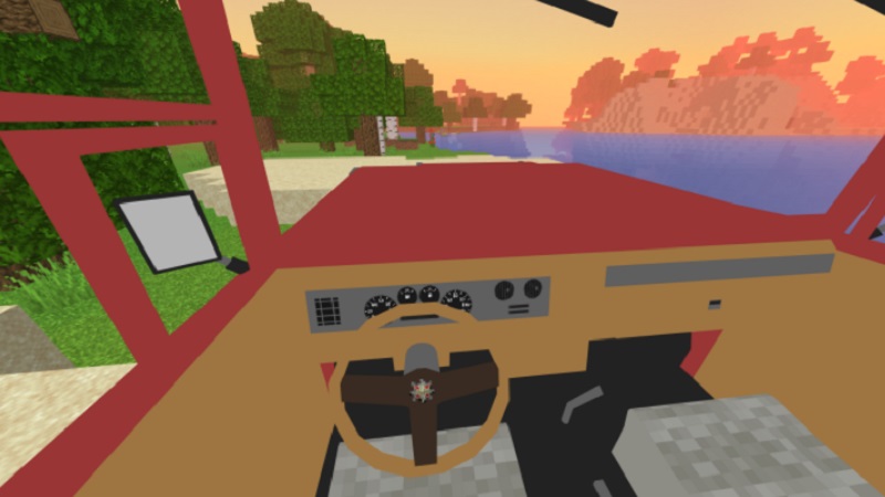 trevor’s-car-from-gta-addon-minecraft-pe