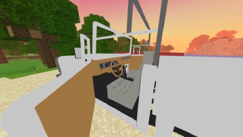 trevor’s-car-from-gta-addon-minecraft